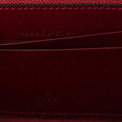 GG Supreme Monogram Canvas Lunar New Year Shoulder Bag  Red Pink Multicolor