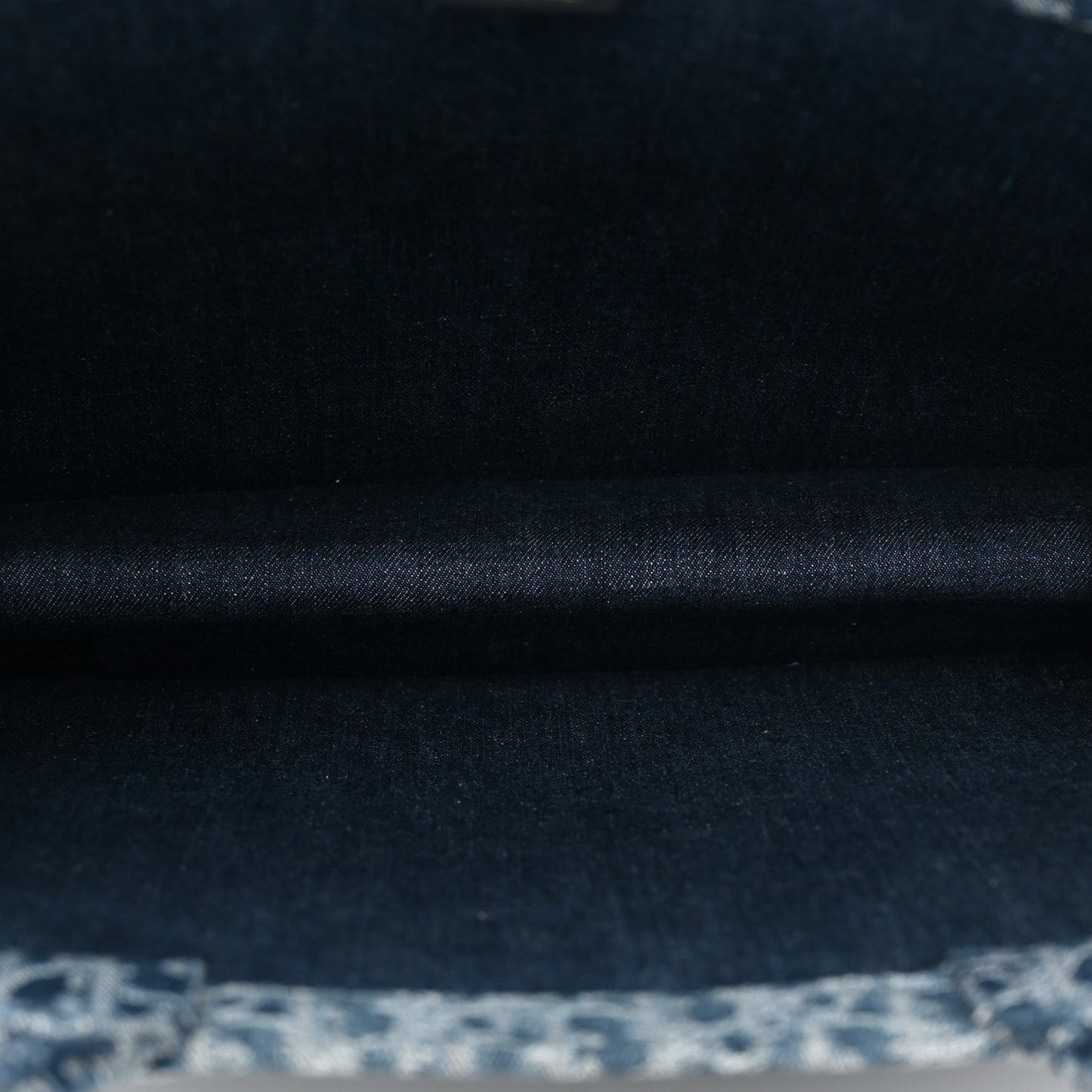 Oblique Denim Large Book Tote Blue