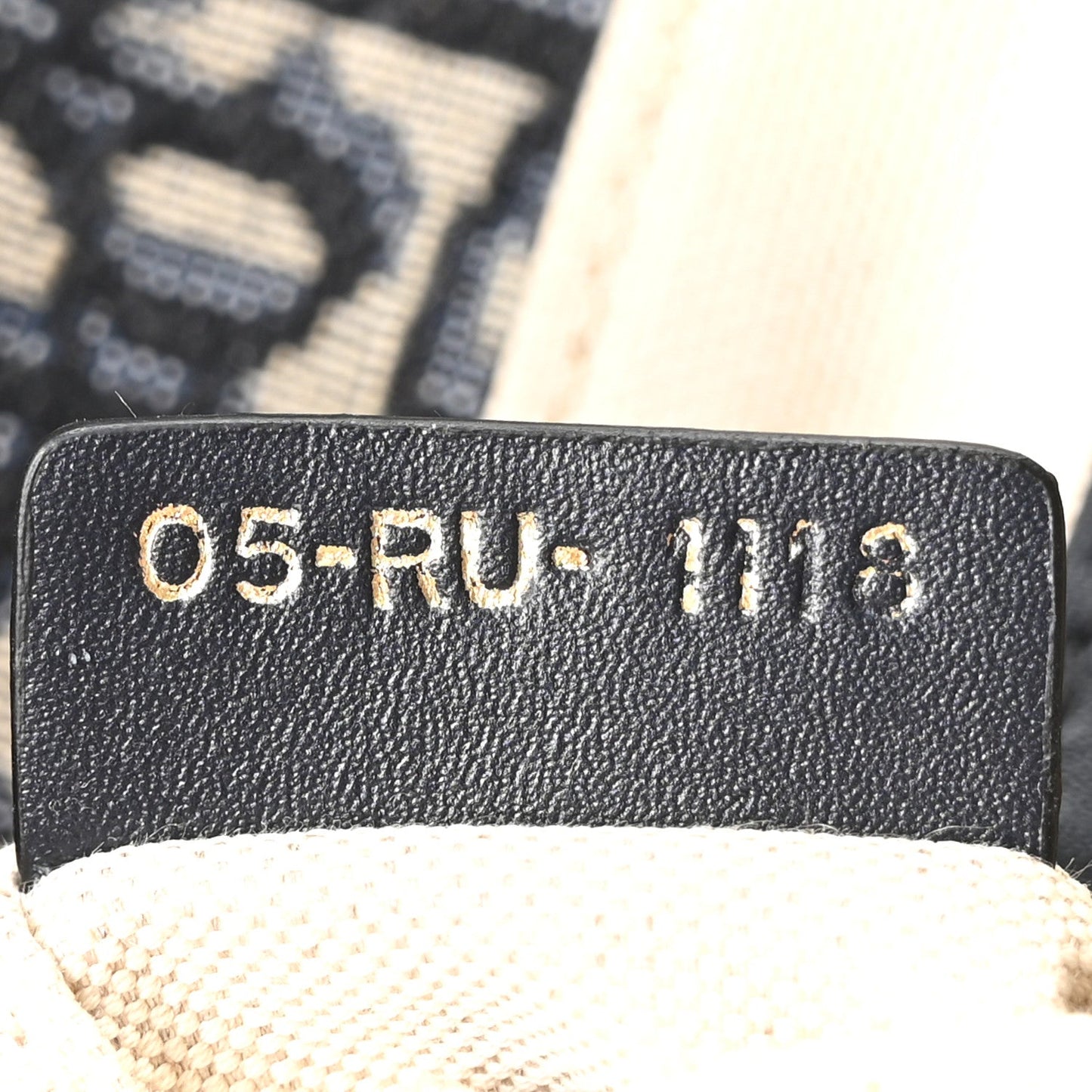 Oblique Mini Saddle Bag Blue