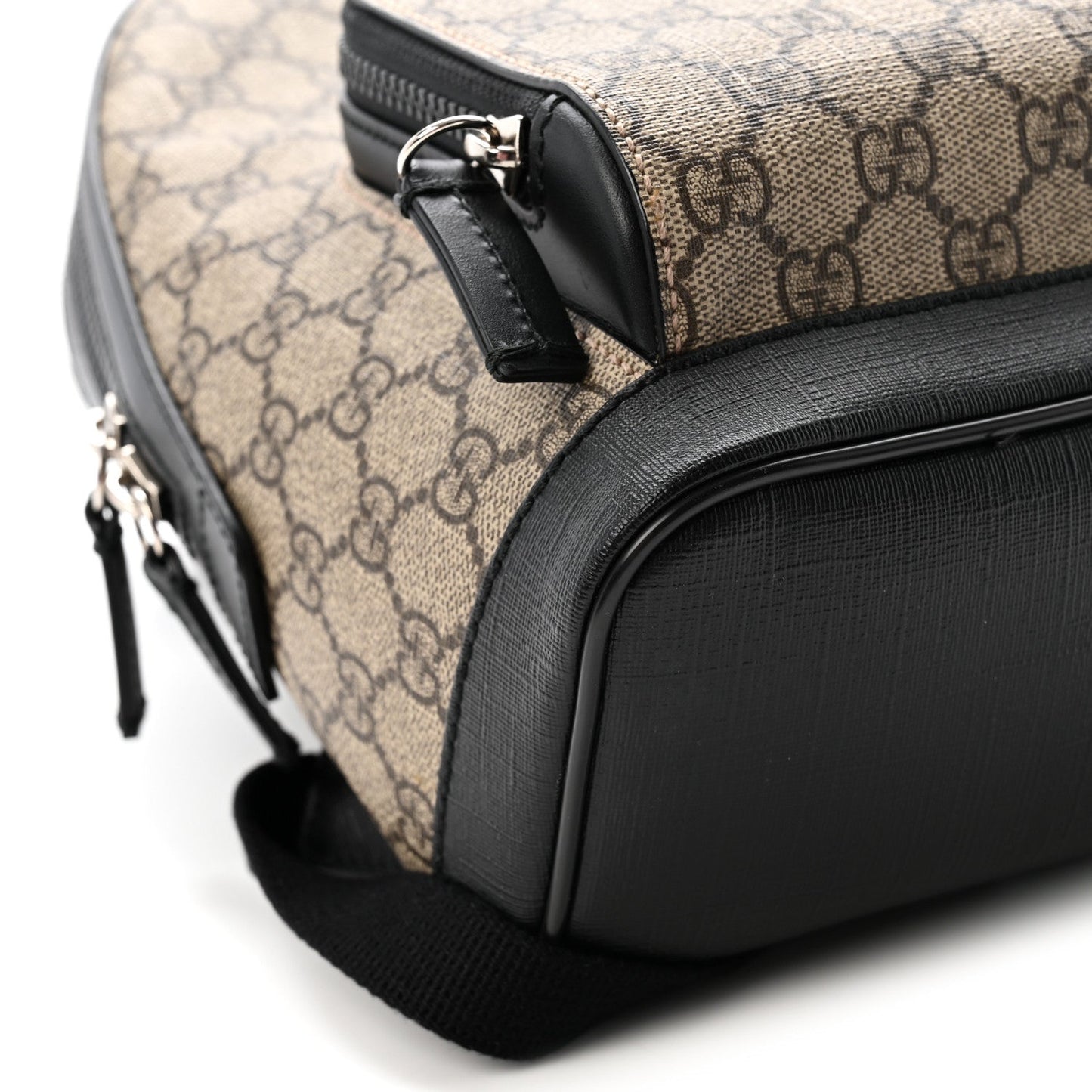 GG Supreme Monogram Small Eden Day Backpack Black