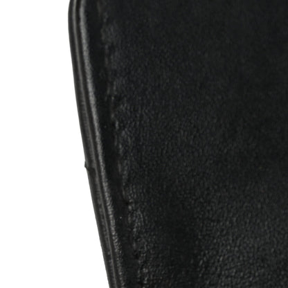 Calfskin Matelasse GG Marmont Chain Wallet Black