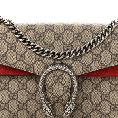 GG Supreme Monogram Small Dionysus Shoulder Bag Red