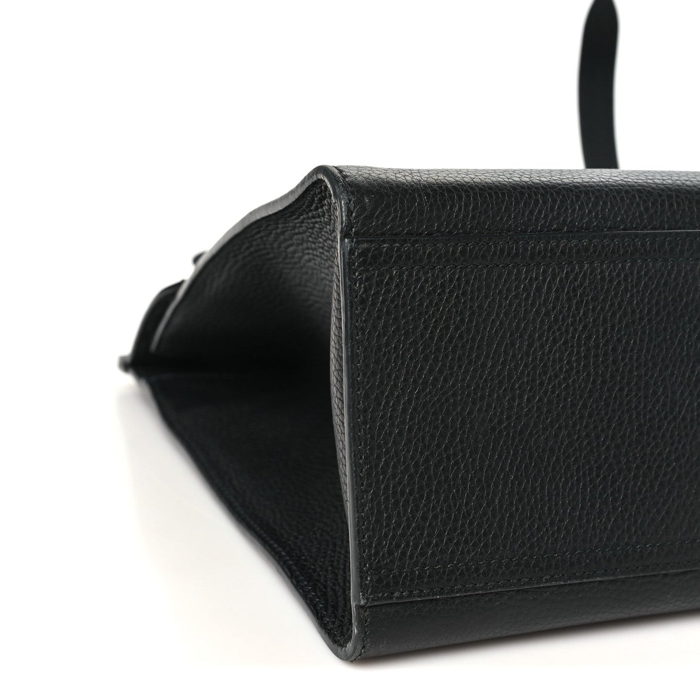Calfskin Medium GG Marmont Top Handle Bag Black