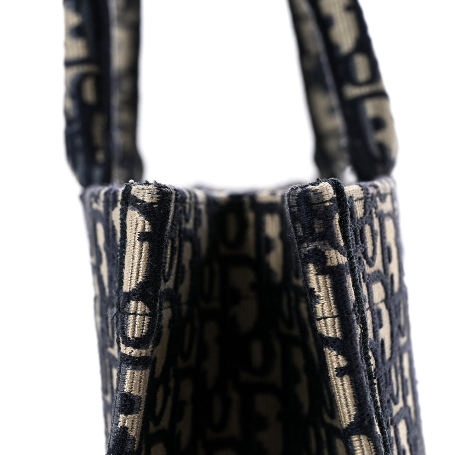 Oblique Large Book Tote Blue Multicolor