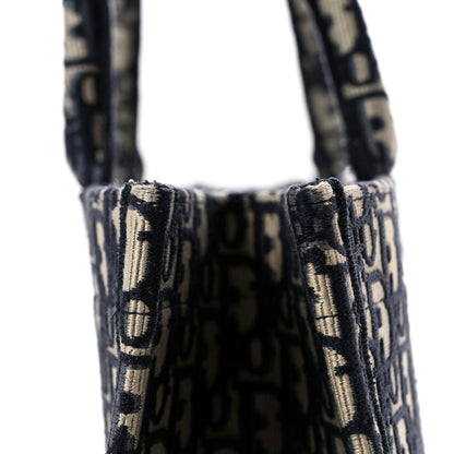 Oblique Large Book Tote Blue Multicolor