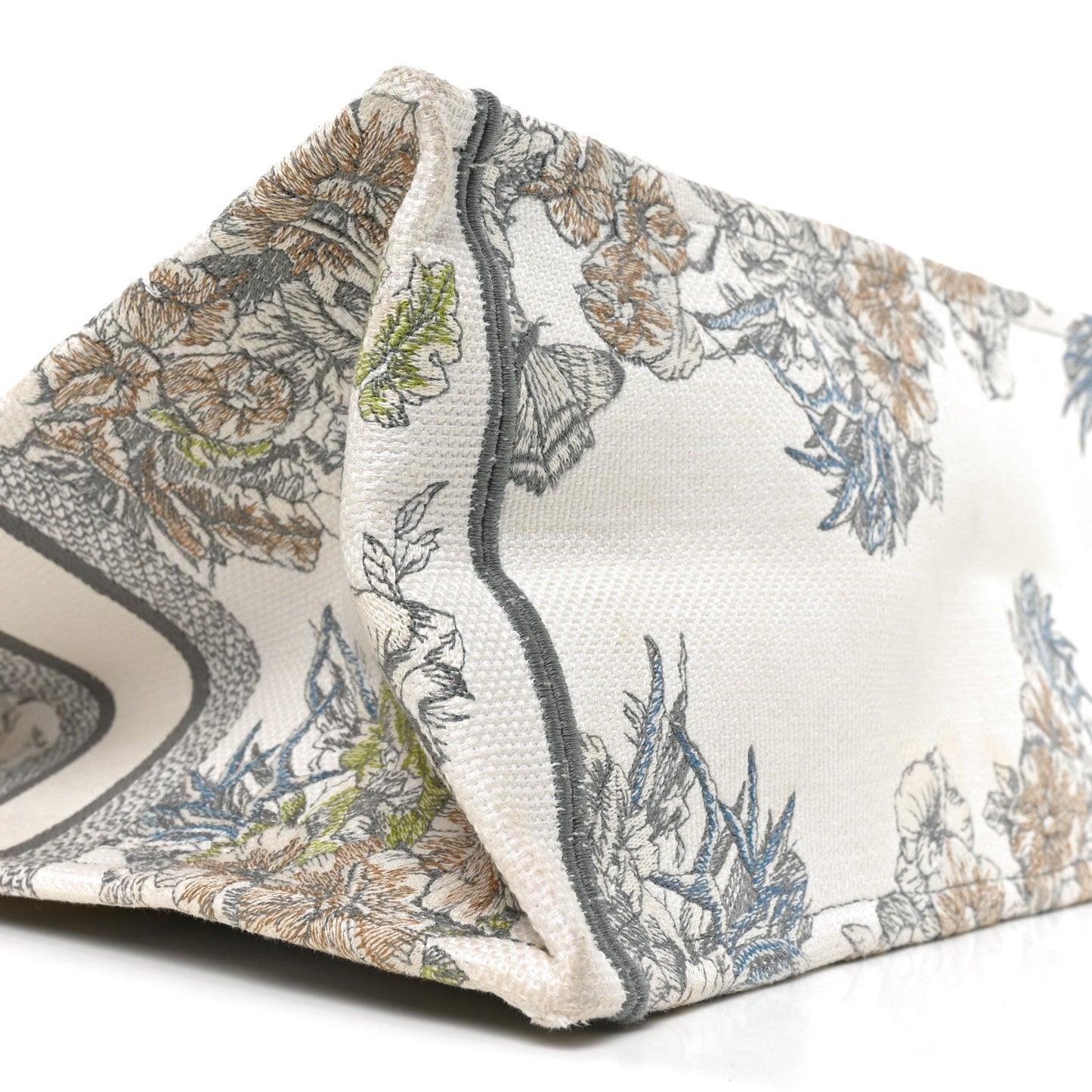 Canvas Embroidered Large Rêve d'Infini Book Tote Multicolor