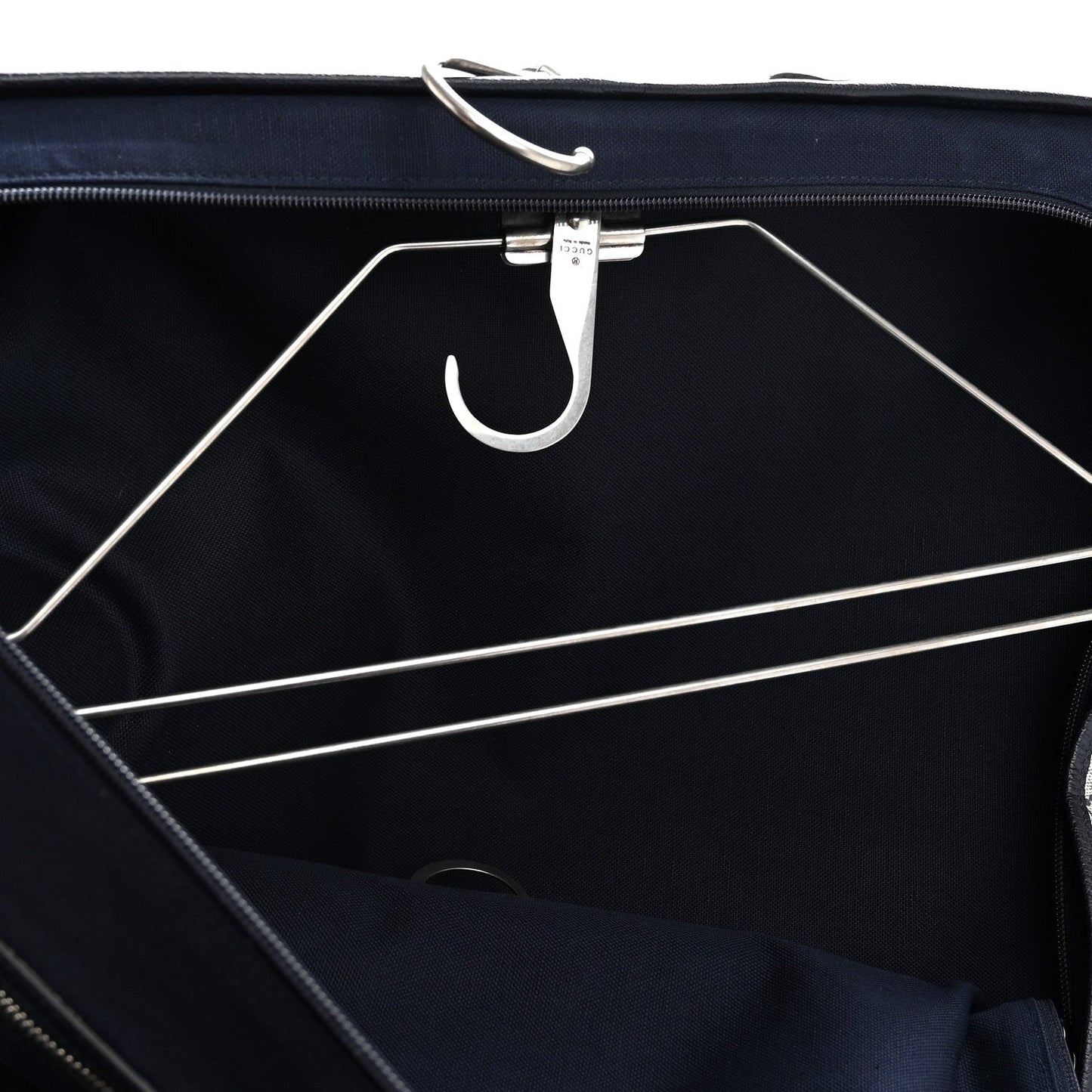 GG Supreme Monogram Web Savoy Garment Bag Beige Blue