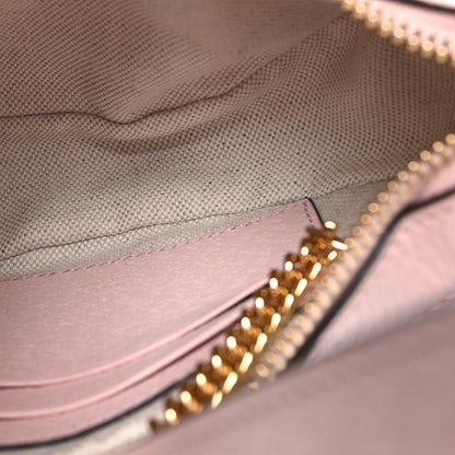 Monogram Jumbo GG Textured Dollar Calfskin Mini Ophidia Half Moon Hobo Beige Perfect Pink