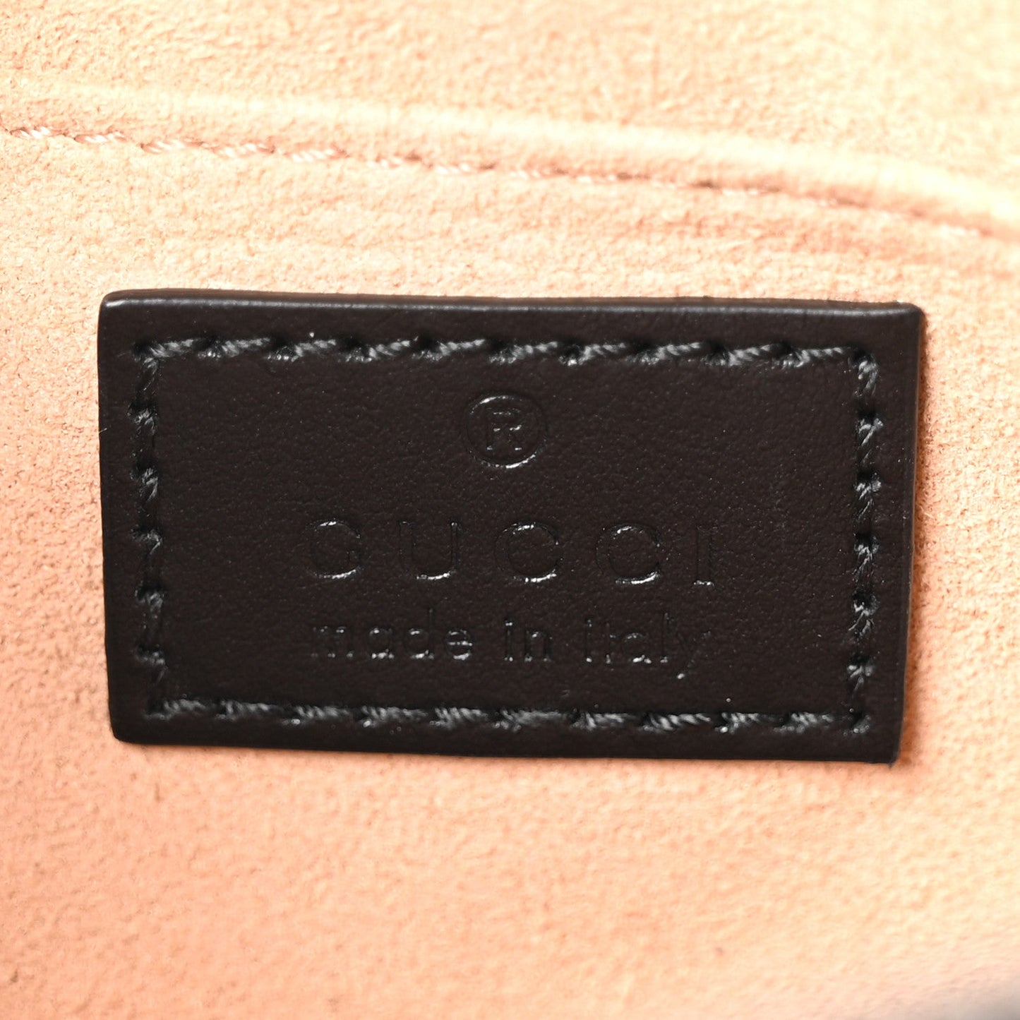 Calfskin Matelasse Mini GG Marmont Chain Shoulder Bag Black
