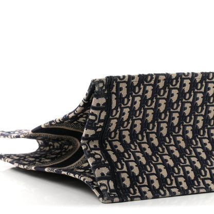 Oblique Large Book Tote Blue Multicolor