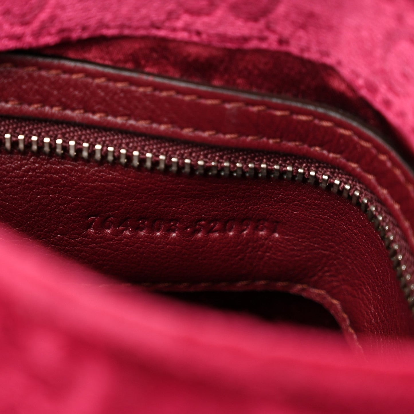 New Velvet Ashmir GG Monogram Small Jackie 1961 Hobo Red