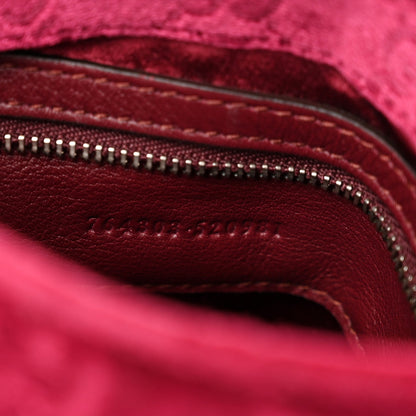 New Velvet Ashmir GG Monogram Small Jackie 1961 Hobo Red