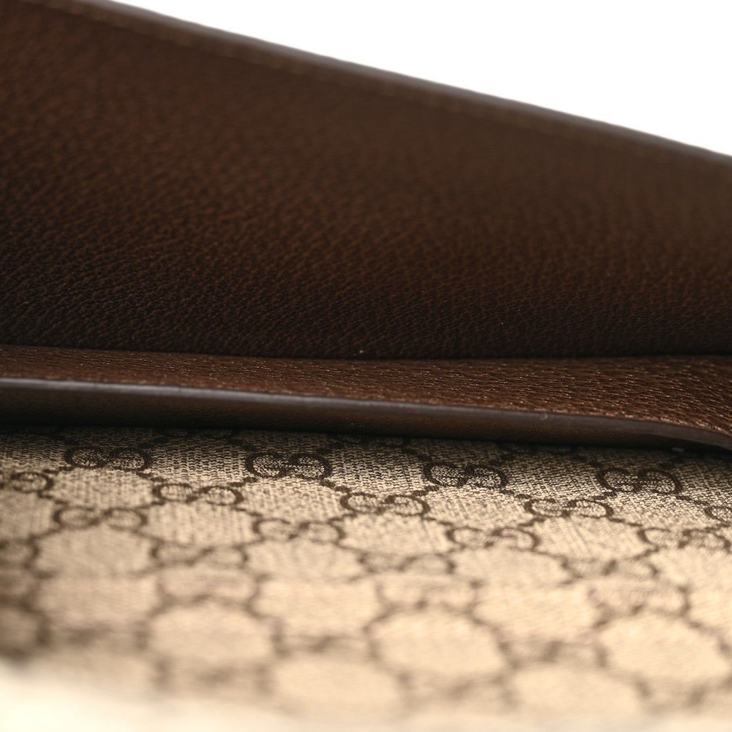 GG Supreme Monogram Textured Dollar Calfskin Blondie Belt Bag Beige Ebony New Acero