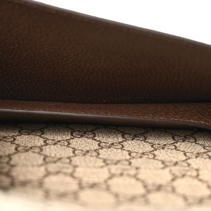GG Supreme Monogram Textured Dollar Calfskin Blondie Belt Bag Beige Ebony New Acero