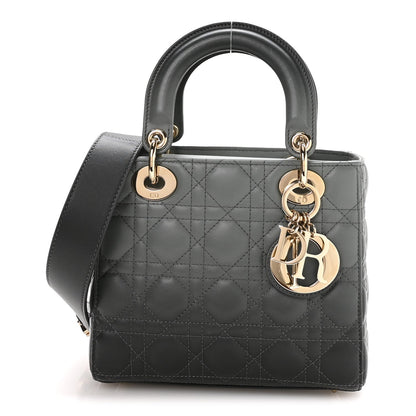 Lambskin Cannage Gradient Small My ABCDior Lady Dior Grey