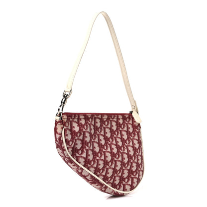 Monogram Mini Saddle Pochette Red