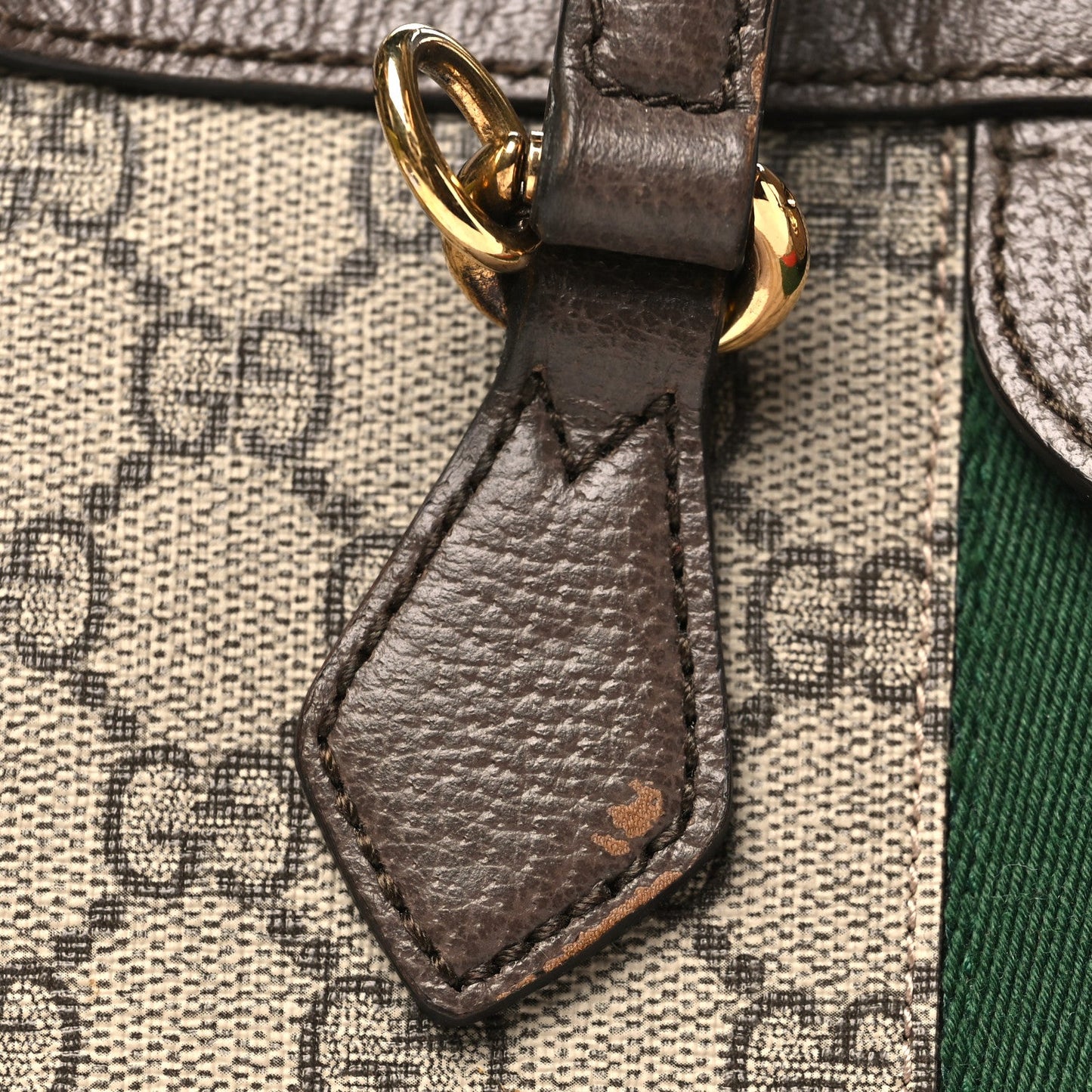 GG Supreme Monogram Small Ophidia Tote Bag Brown