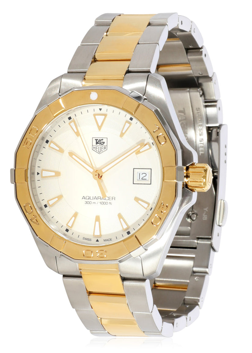 Tag Heuer Aquaracer White Dial Watch for Men - WAY1120.BB0930