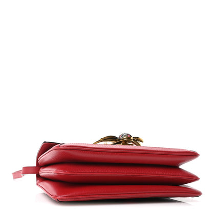 GG Supreme Monogram Medium Queen Margaret Shoulder Bag Red