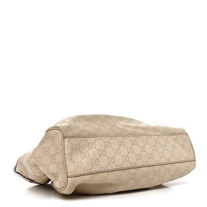 Guccissima Medium Sukey Tote Mystic White