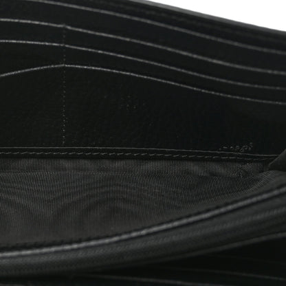Dollar Calfskin GG Supreme Monogram Petite GG Marmont Wallet Chain Bag Black Beige Ebony