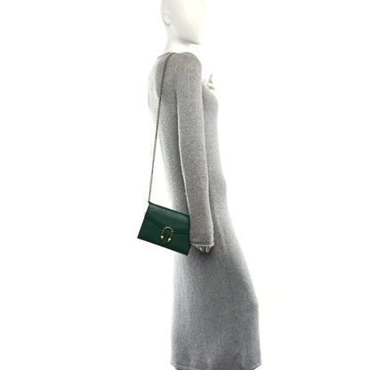 Calfskin Mini Dionysus Chain Wallet Emerald