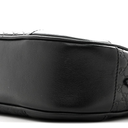 Microguccissima Mini Bree Messenger Bag Black