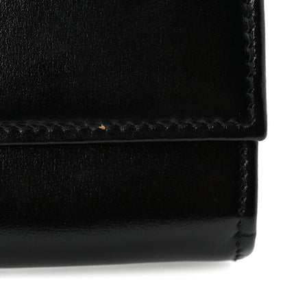 Calfskin Jackie 1961 Chain Wallet Black Black