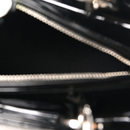Patent Cannage Medium Lady Dior Black