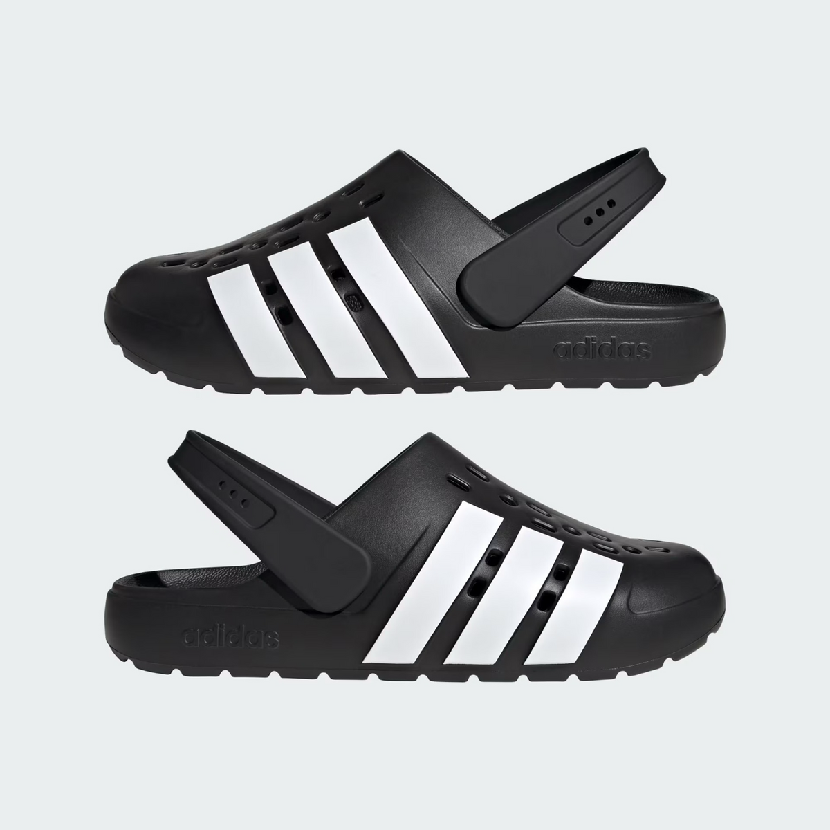 Adidas Original ADILETTE CLOG  -Men’s -  BLACK WHI