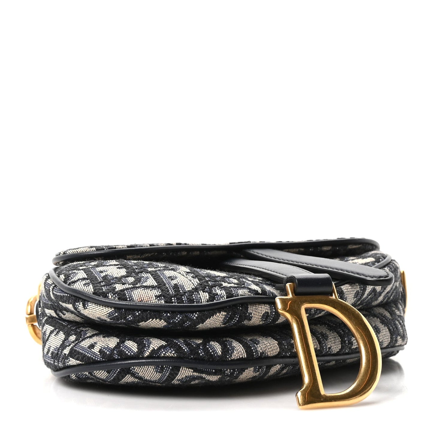 Oblique Mini Saddle Bag Blue