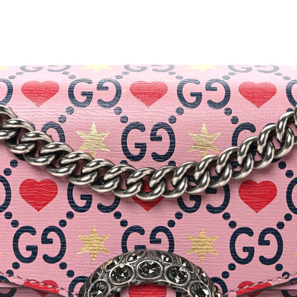 Calfskin Valentine's Day Exclusive Small Dionysus Bag Pink