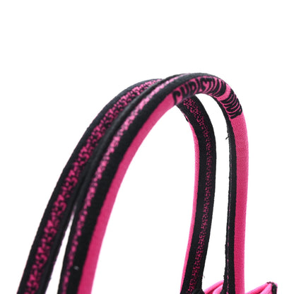 Canvas Embroidered Medium Jungle Pop Book Tote Fuchsia Multicolor