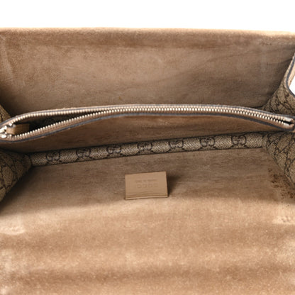 GG Supreme Monogram Small Dionysus Shoulder Bag Taupe