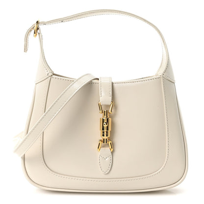 Boarded Dyana Lux Calfskin Mini Jackie 1961 Hobo Mystic White
