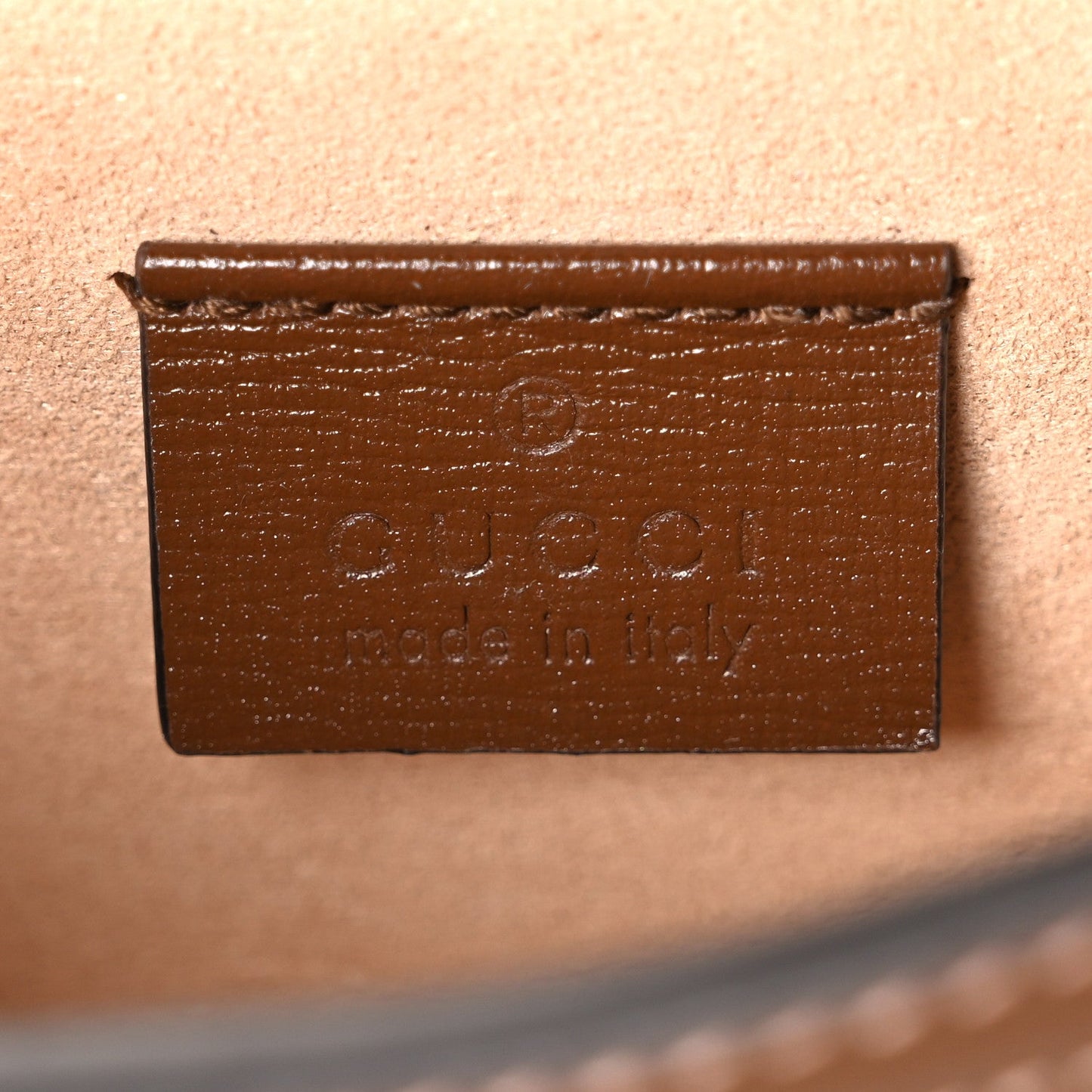 GG Supreme Monogram Mini Horsebit 1955 Shoulder Bag Beige Brown Sugar