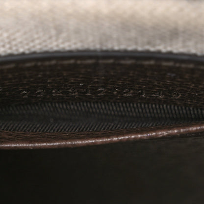 GG Supreme Monogram Textured Dollar Calfskin Web Super Mini Ophidia Mini Tote Bag Beige Ebony New Acero