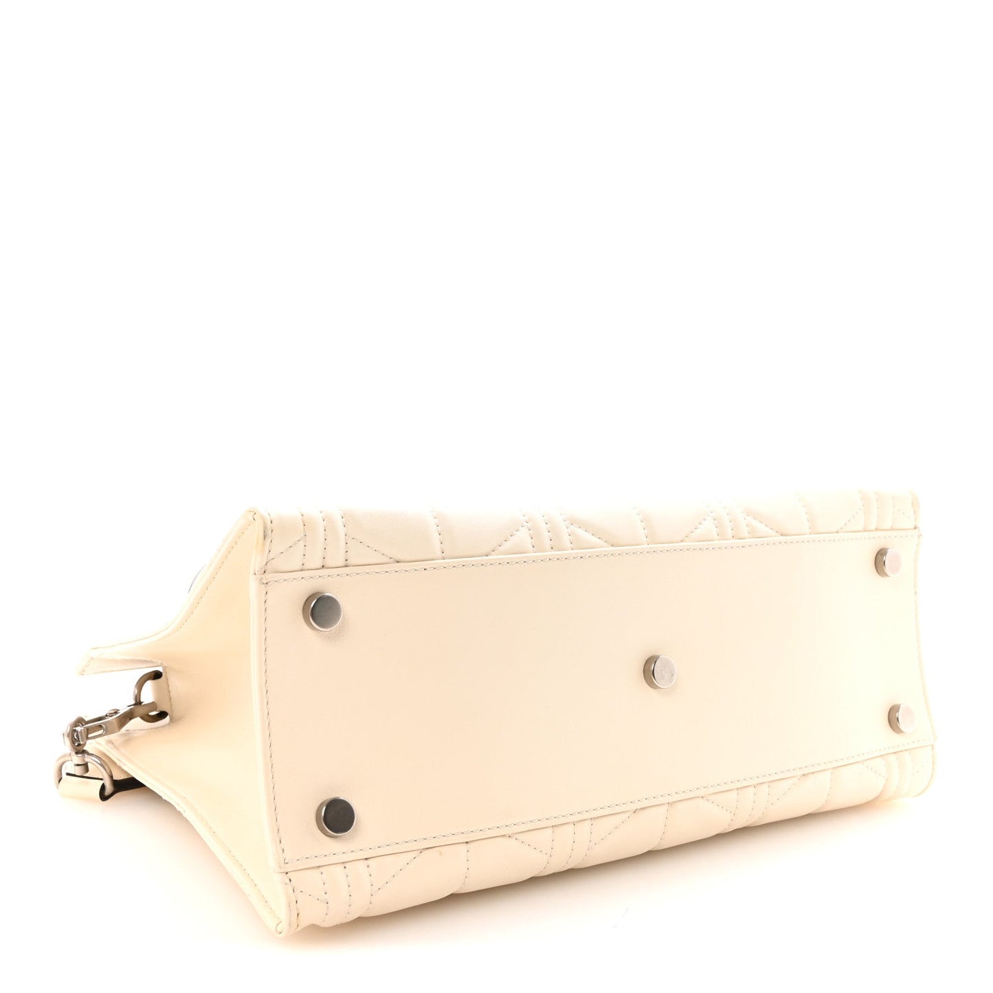 Cafskin Web Quilted Large Dionysus Tote Bag White
