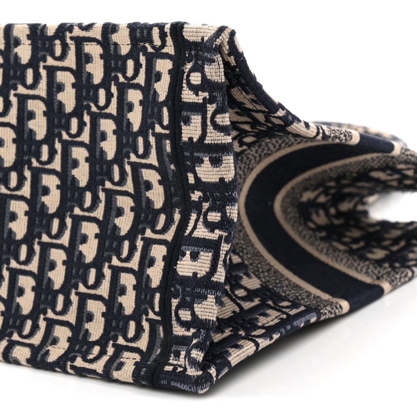 Oblique Medium Book Tote Blue Multicolor