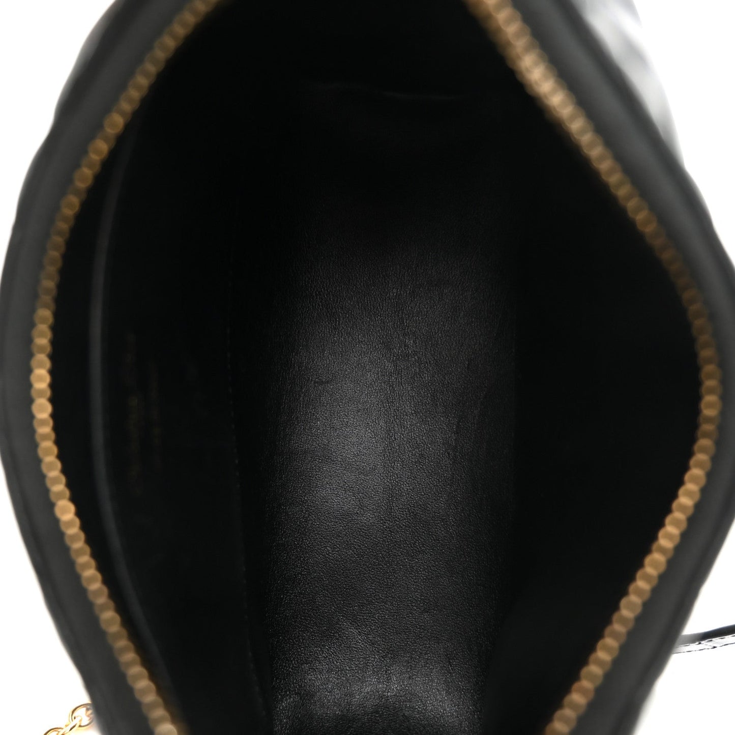 Calfskin Macrocannage Miss Caro Diorling Mini Bag with Chain Black