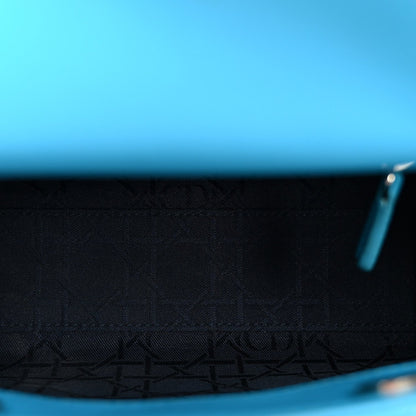 Lambskin Cannage Mini Lady Dior Blue