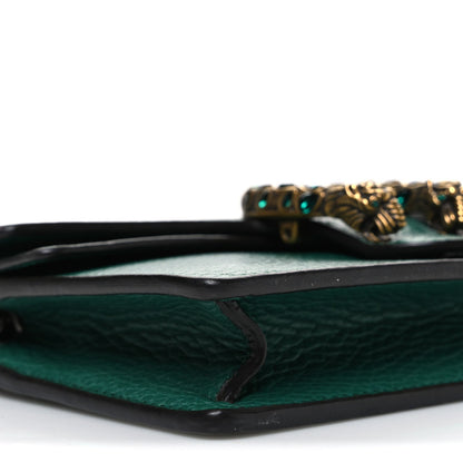 Calfskin Super Mini Dionysus Shoulder Bag Emerald
