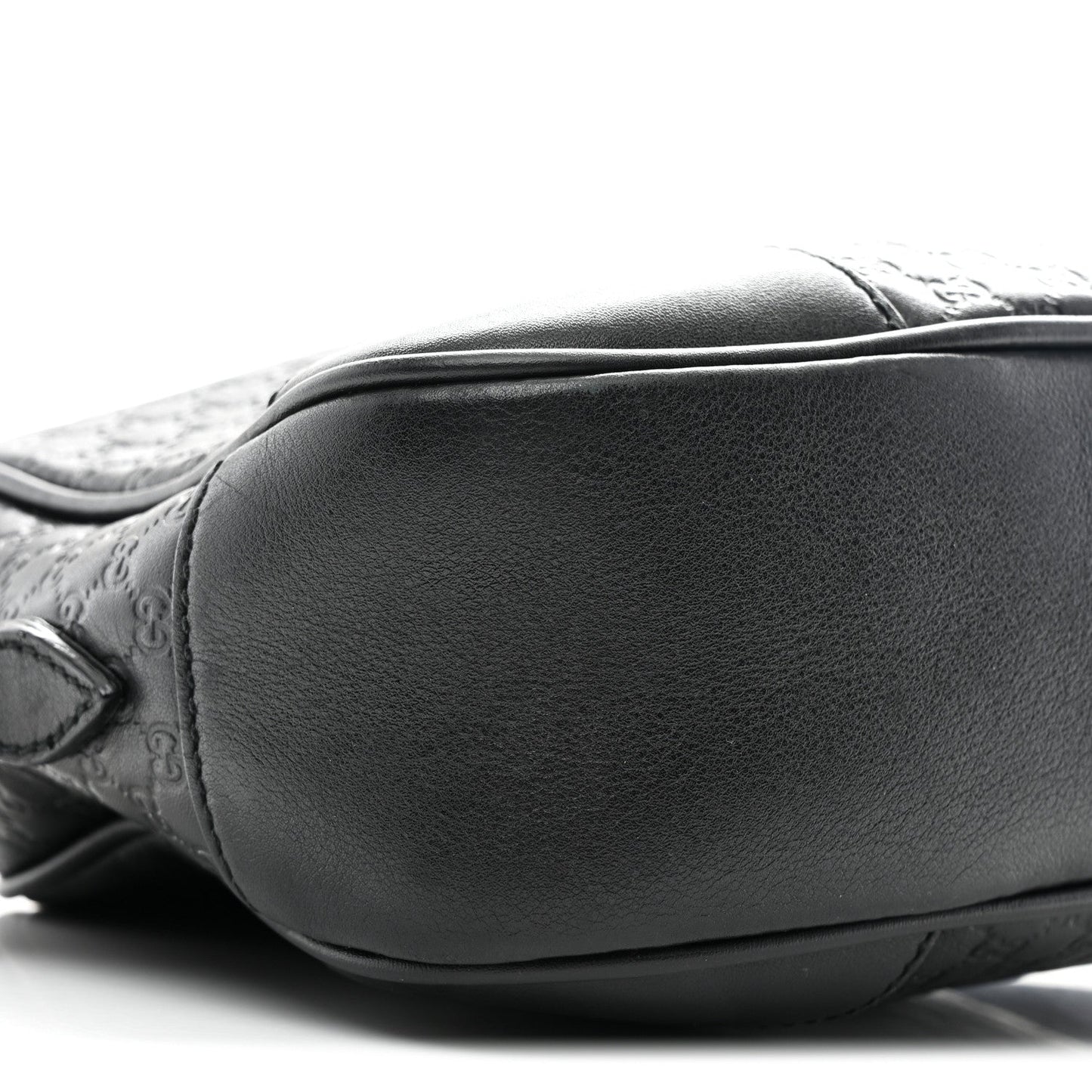 Microguccissima Mini Bree Messenger Bag Black