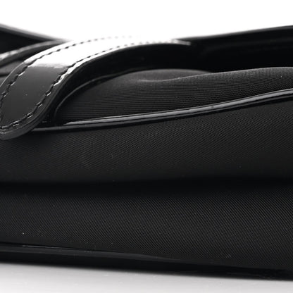 Nylon Saddle Bag Black