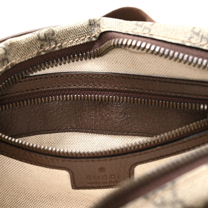 Soft GG Supreme Monogram Medium Ophidia Belt Bag Dark Brown