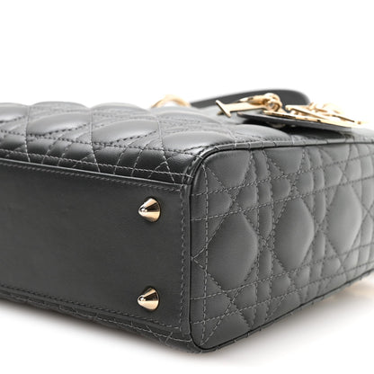 Lambskin Cannage Gradient Small My ABCDior Lady Dior Grey