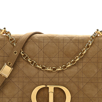 Shearling Cannage Large Caro Bag Camel