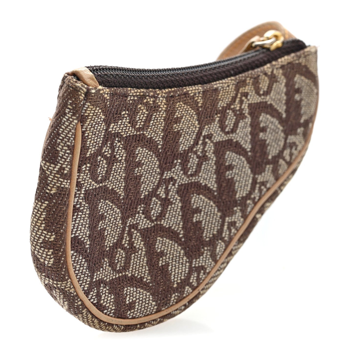 Monogram Saddle Coin Purse Brown