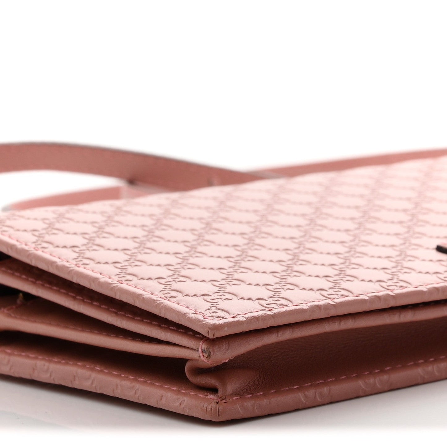 Microguccissima Crossbody Wallet Soft Pink Soft Pink