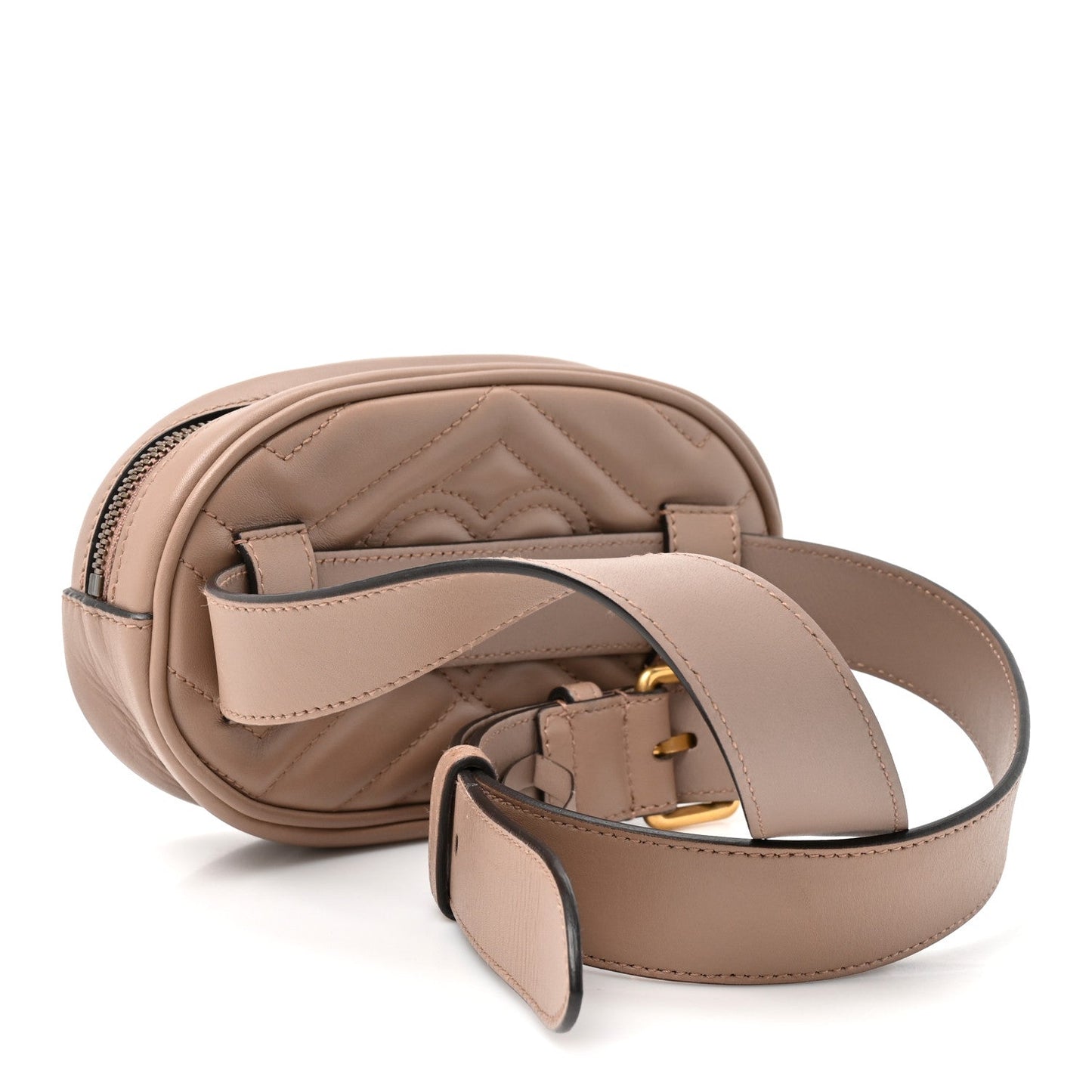 Calfskin Matelasse GG Marmont Belt Bag 95 38 95 38 Porcelain Rose